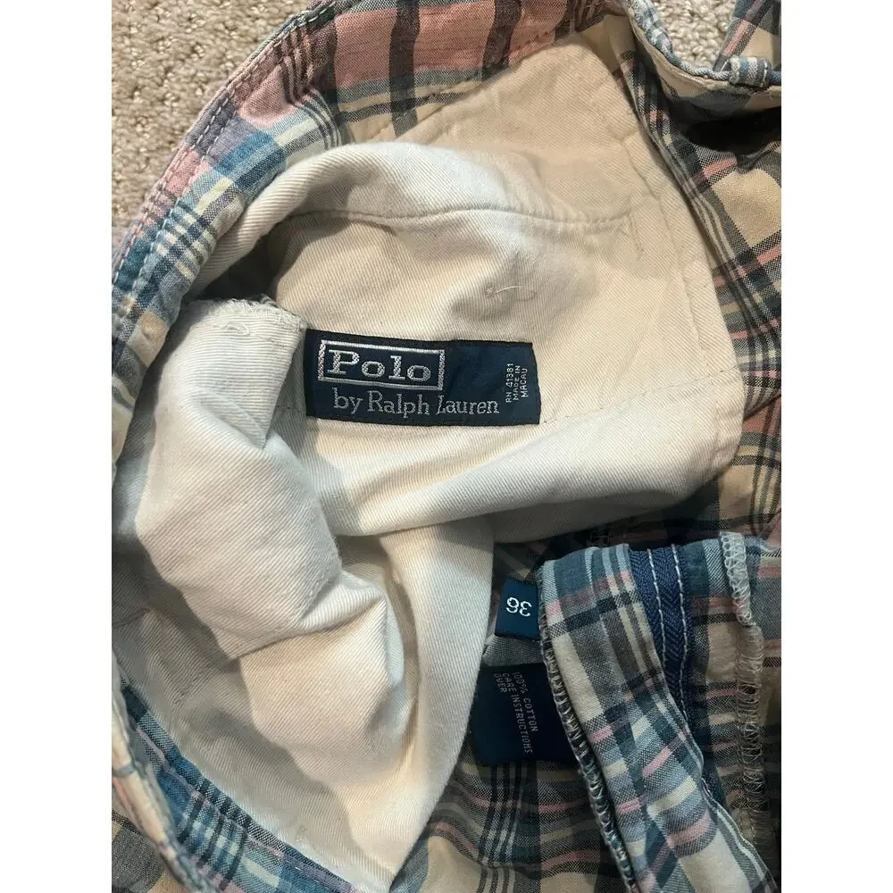 Ralph Lauren Polo Plaid Shorts (36)